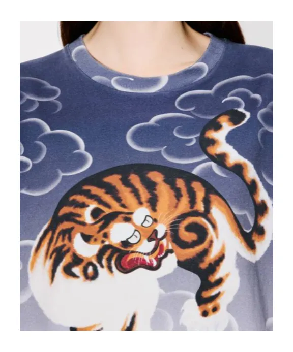 Cloud Tiger Crew Neck T-Shirt