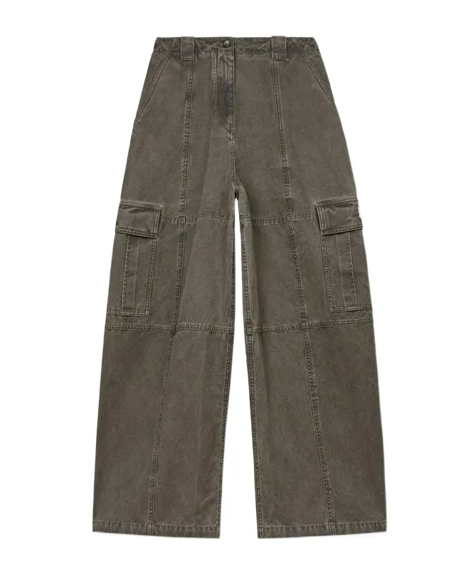 Pocket Detailed Straight-Leg Pants