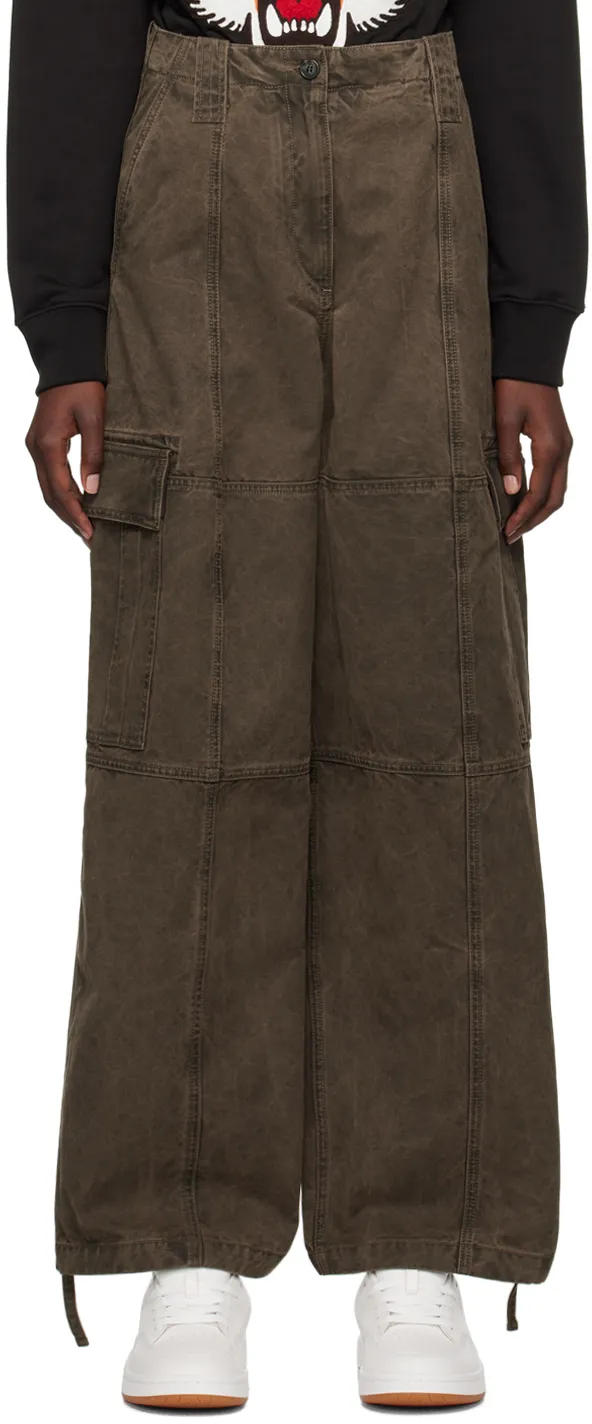 Pocket Detailed Straight-Leg Pants