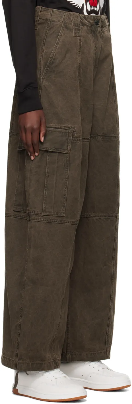 Pocket Detailed Straight-Leg Pants