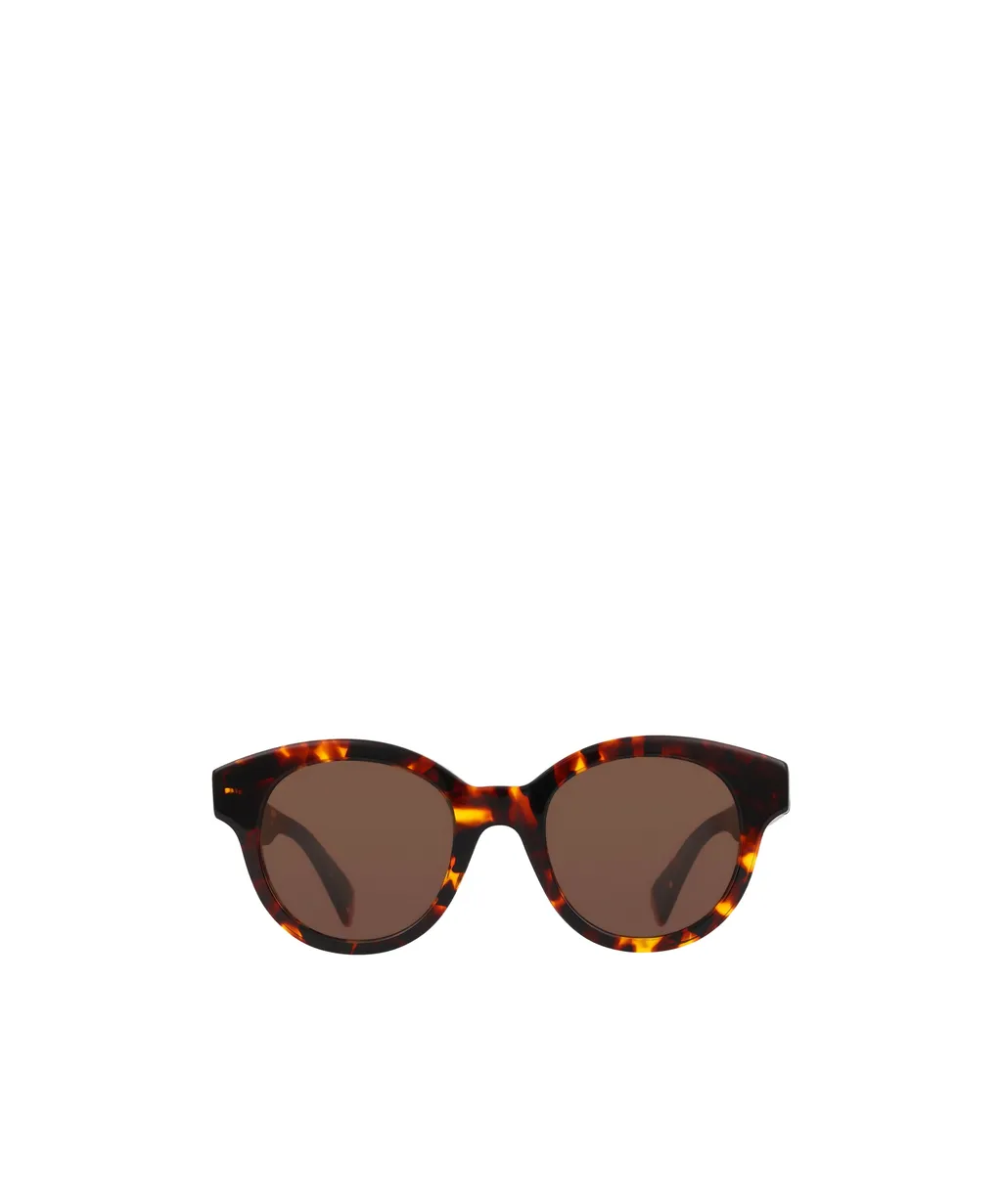 Logo Flat Mirror Sunglasses