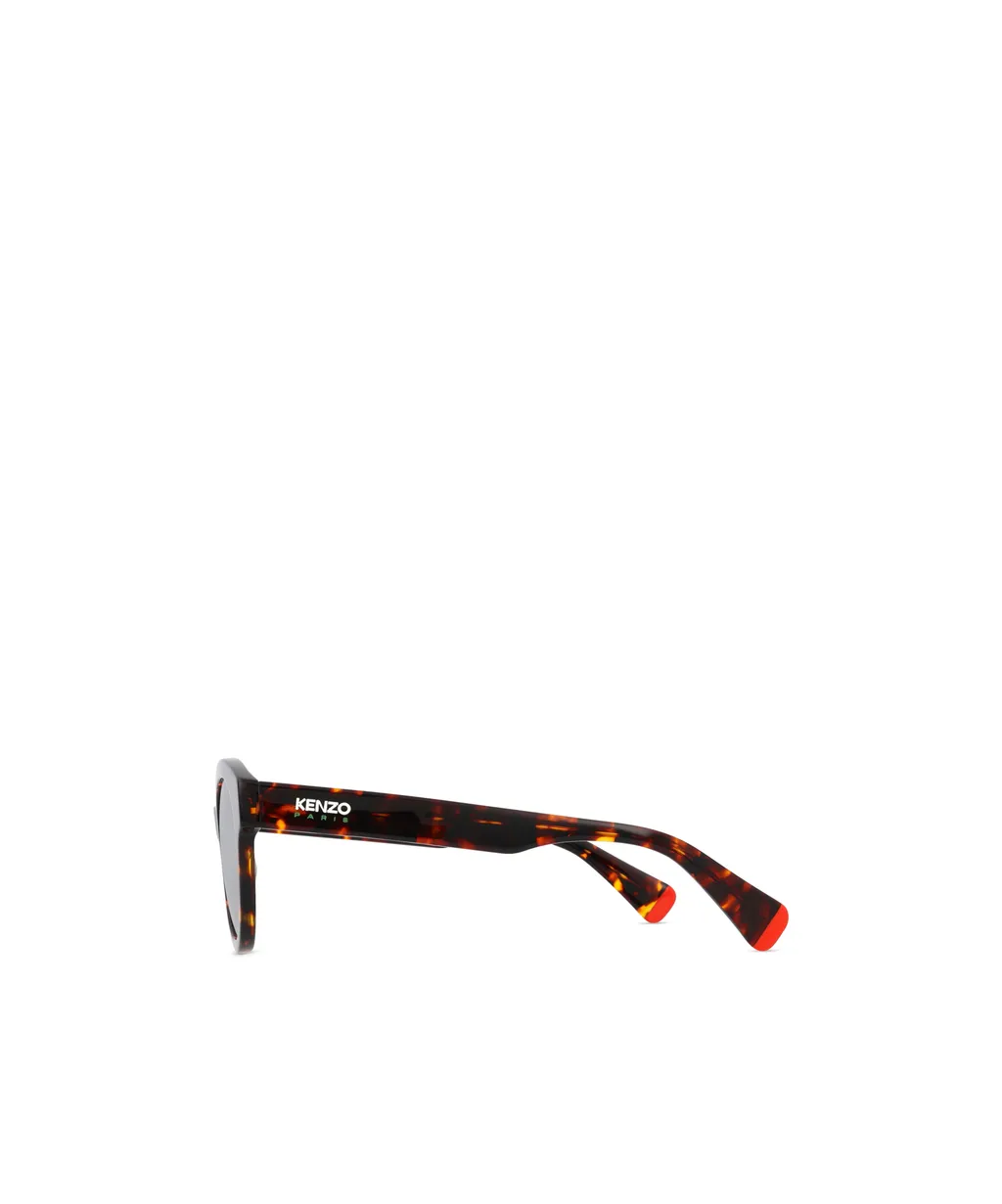 Logo Flat Mirror Sunglasses