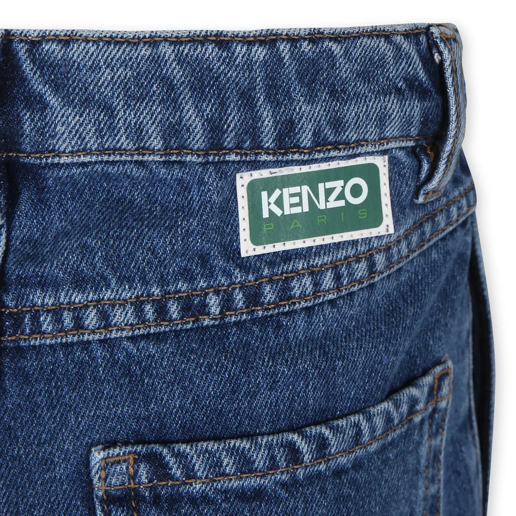 Cotton Denim Trousers