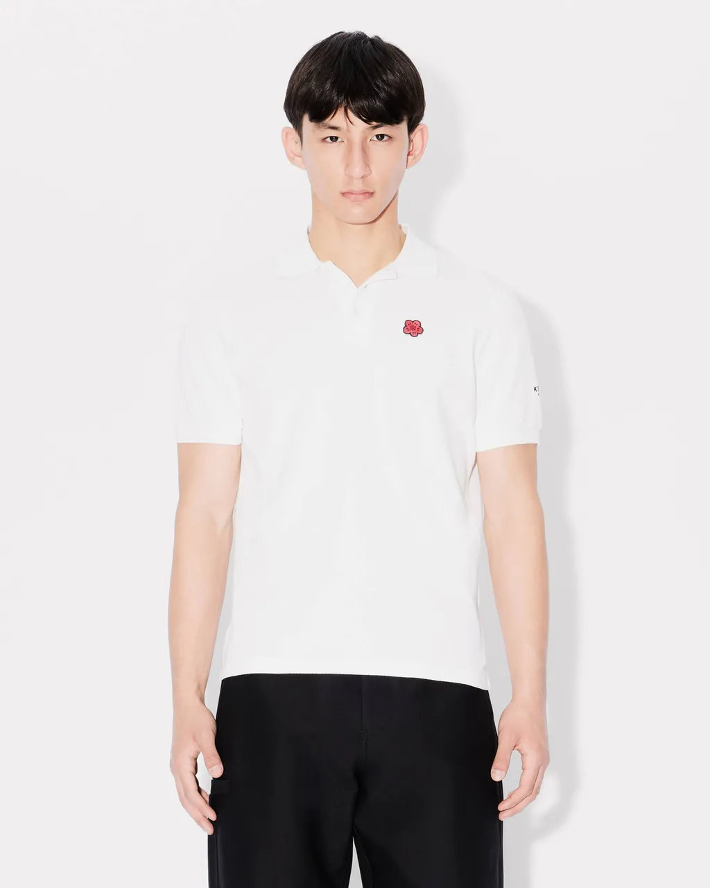 Boke Flower Short-Sleeved Polo Shirt