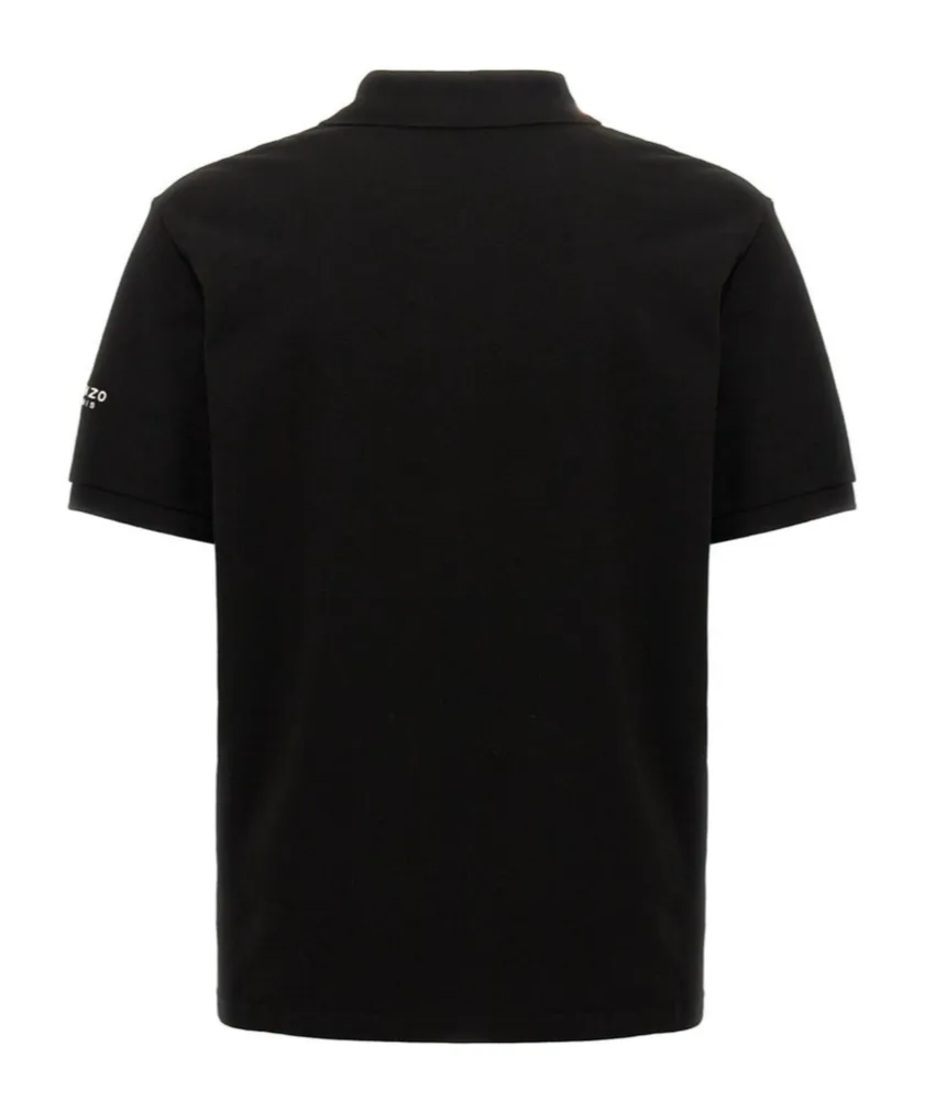 Logo Embroidered Short Sleeved Polo Shirt