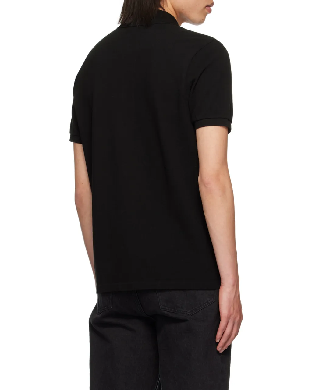 Logo Embroidered Short Sleeved Polo Shirt