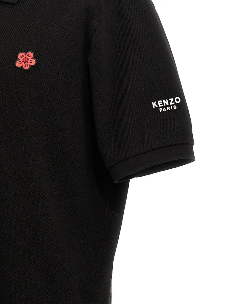 Logo Embroidered Short Sleeved Polo Shirt