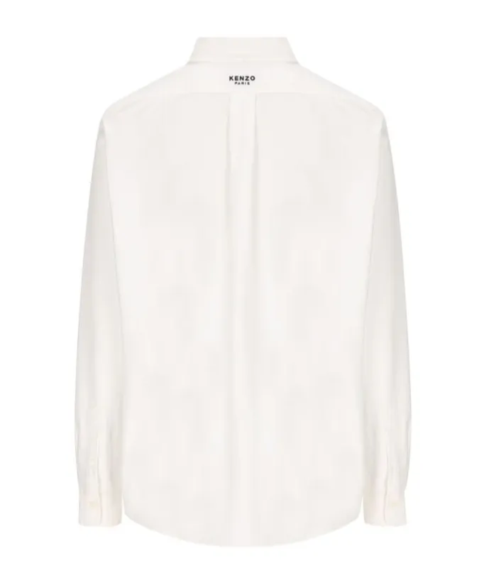 Boke Flower Embroidered Oxford Shirt