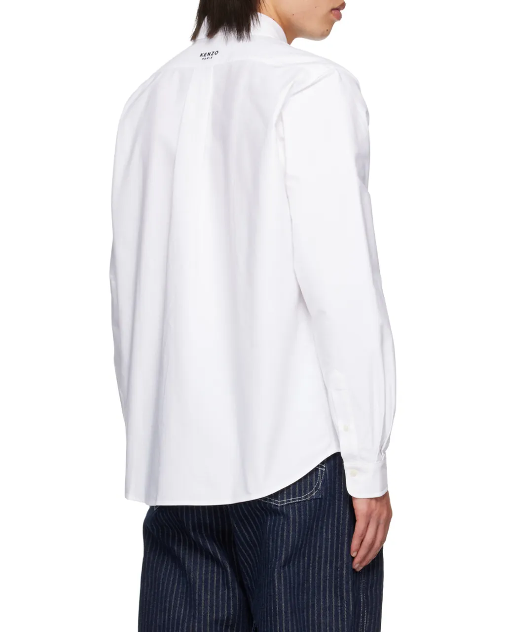 Boke Flower Embroidered Oxford Shirt