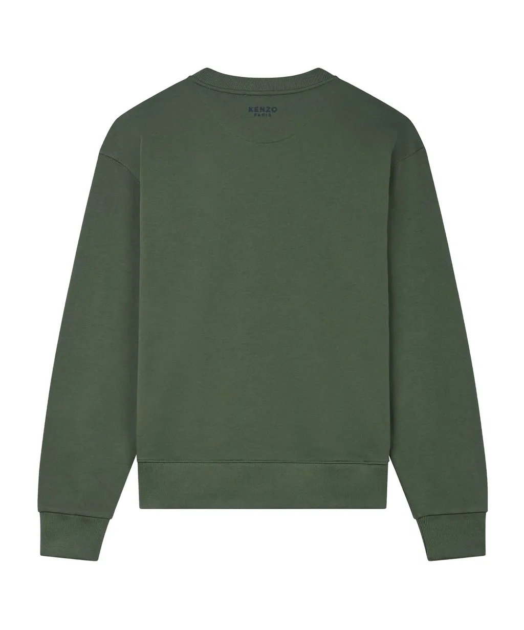 Boke Flower Embroidered Crewneck Sweatshirt