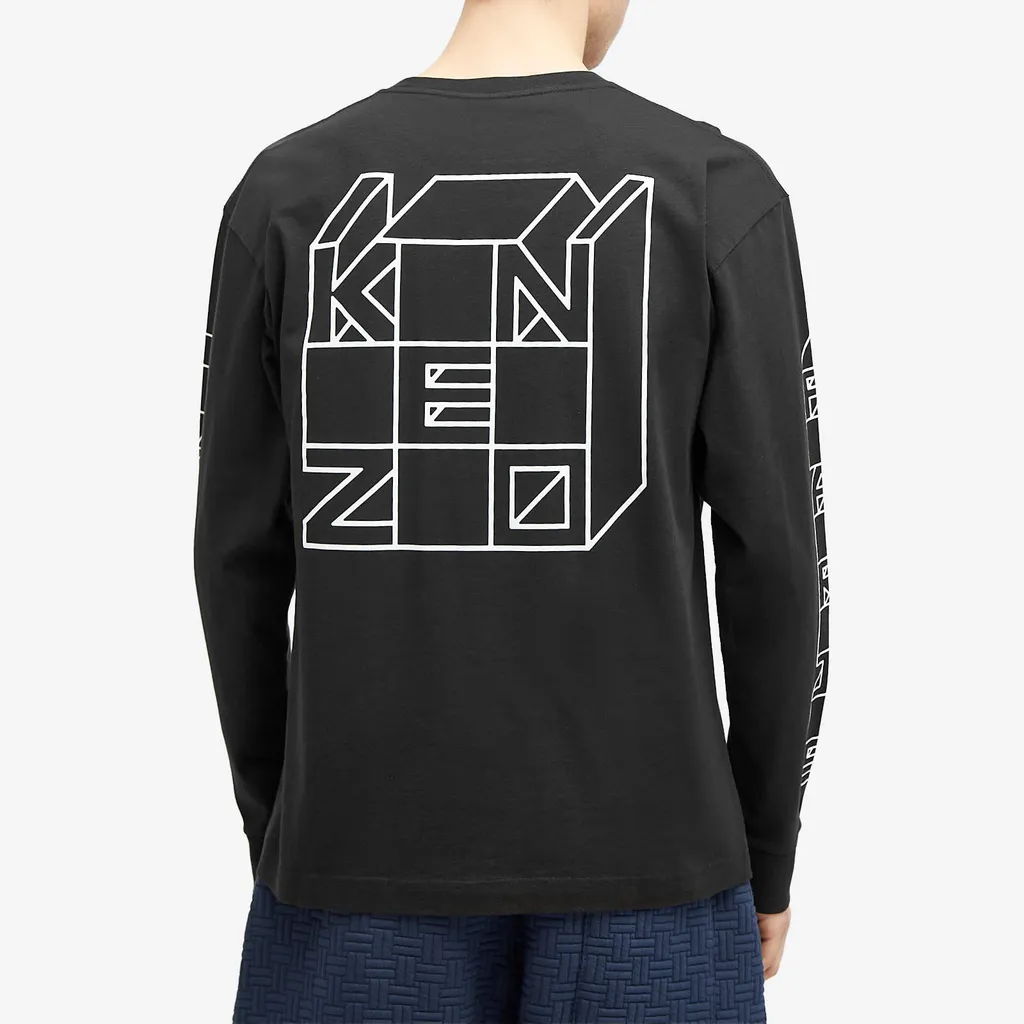 Logo Printed Long-Sleeved T-Shirt