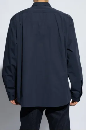 Logo-Embroidered Button-Up Shirt