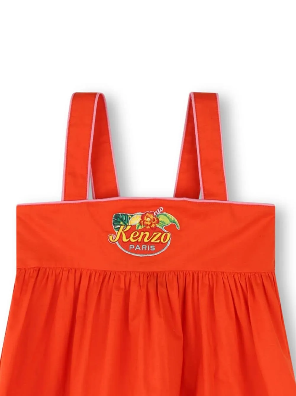 Logo-Appliqué Flared Dress