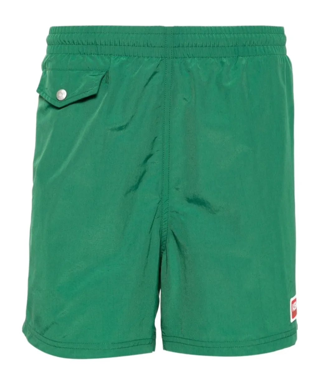 Logo Patch Swim Trunks