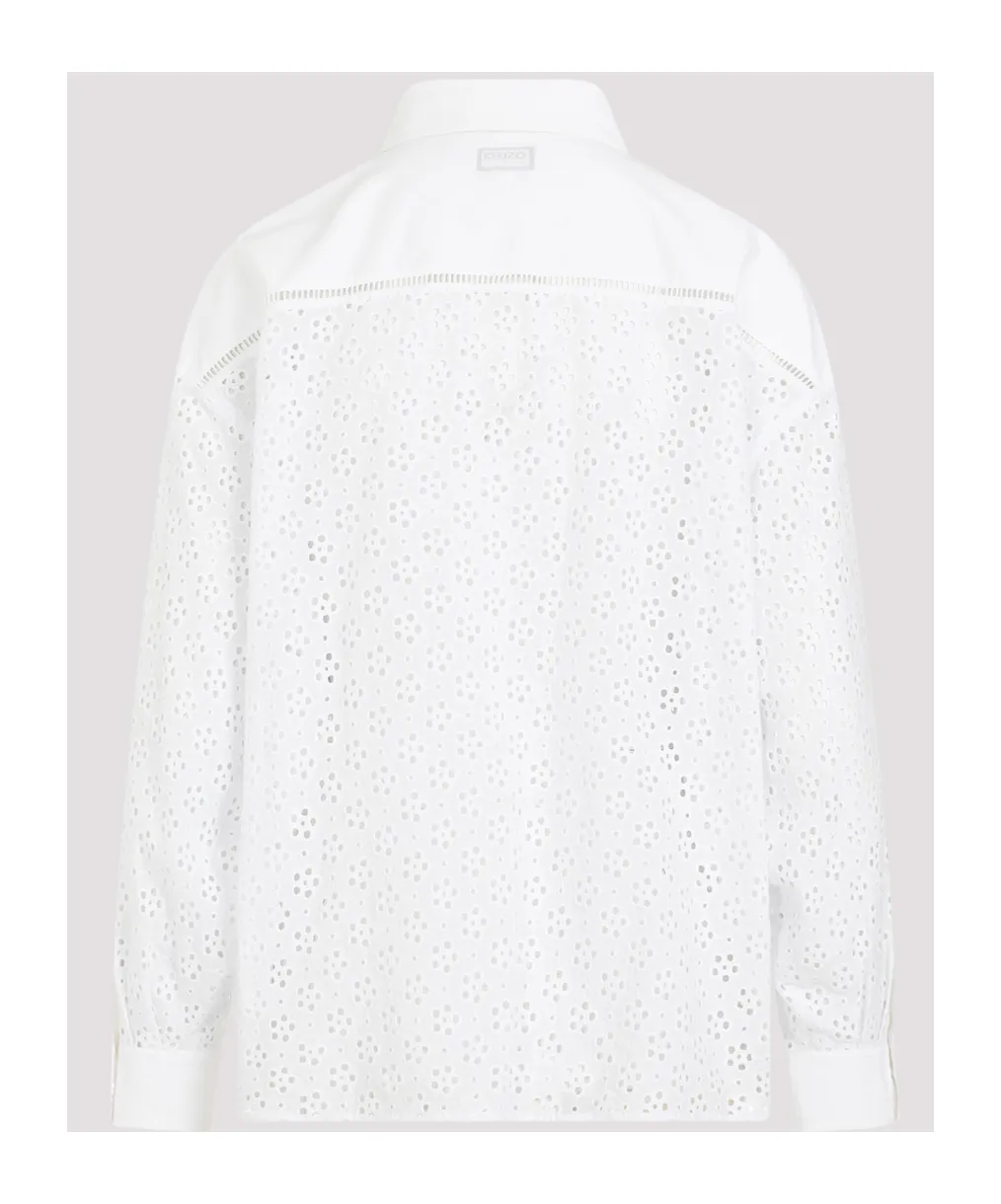Boke Flower Broderie Anglaise Oversized Shirt