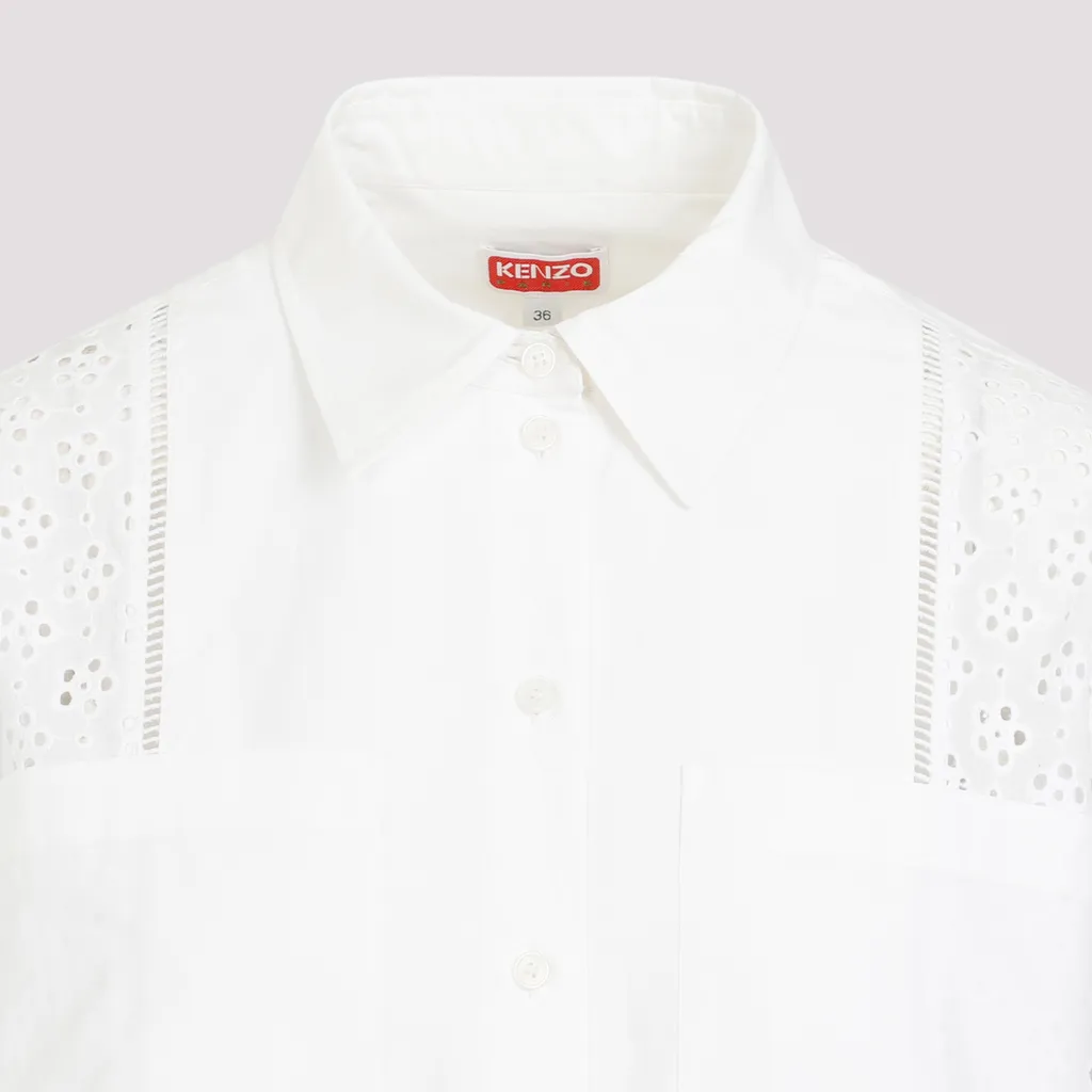 Boke Flower Broderie Anglaise Oversized Shirt