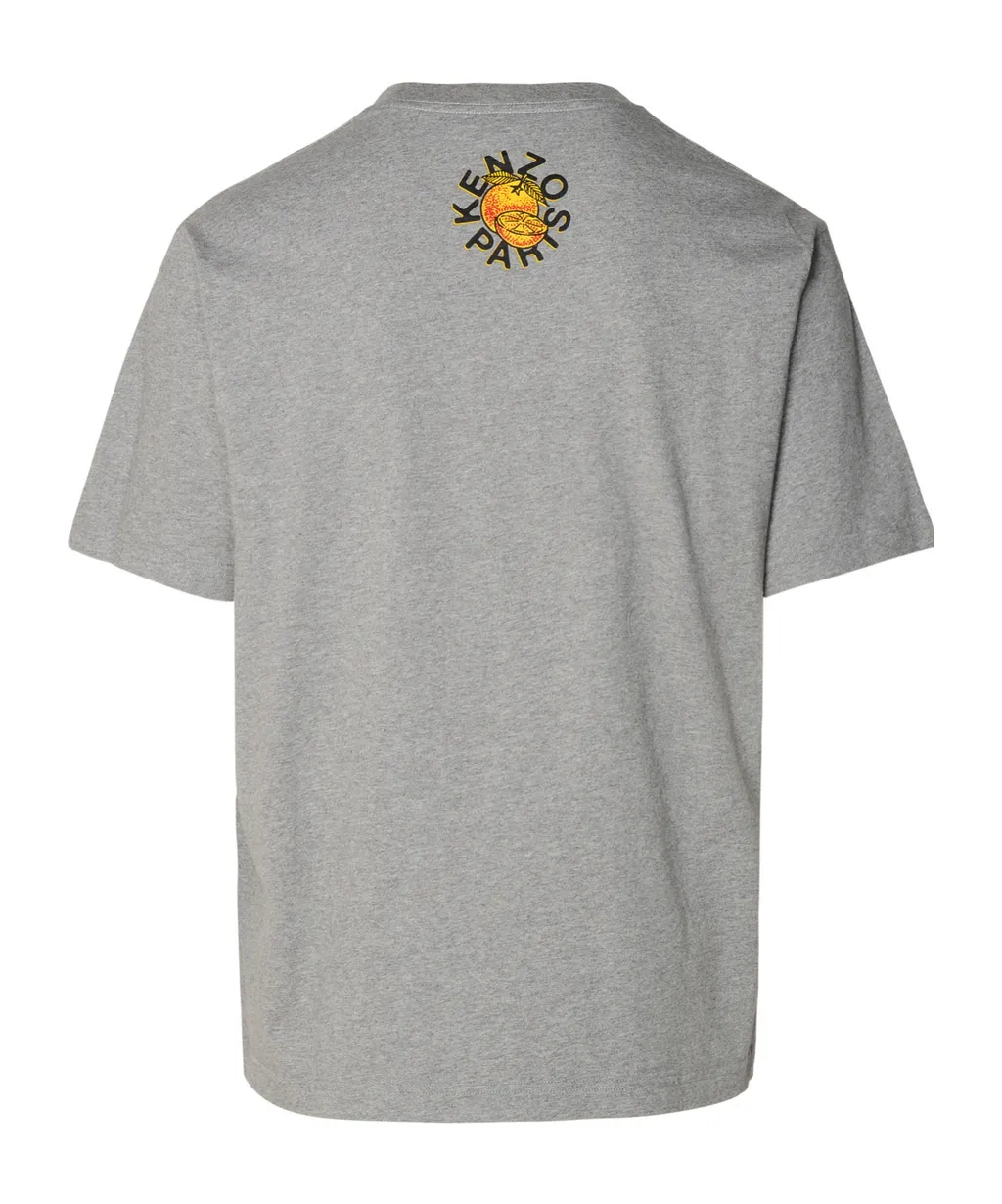 Maxi Logo Printed Crewneck T-Shirt