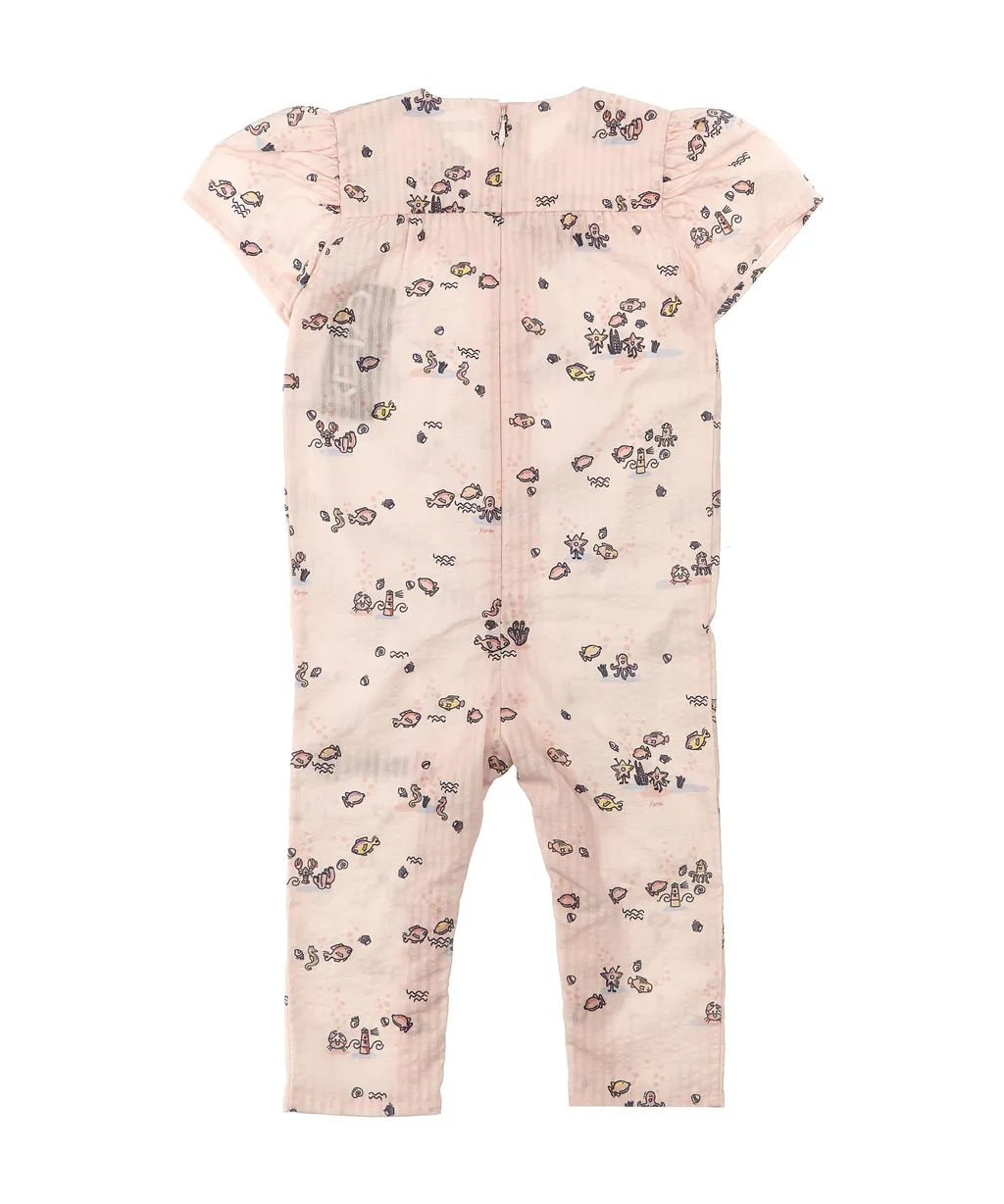 Short-Sleeved Jumpsuit