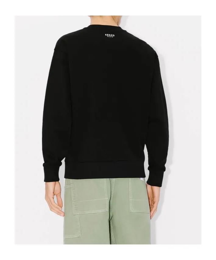 Lucky Tiger Embroidered Crewneck Sweatshirt