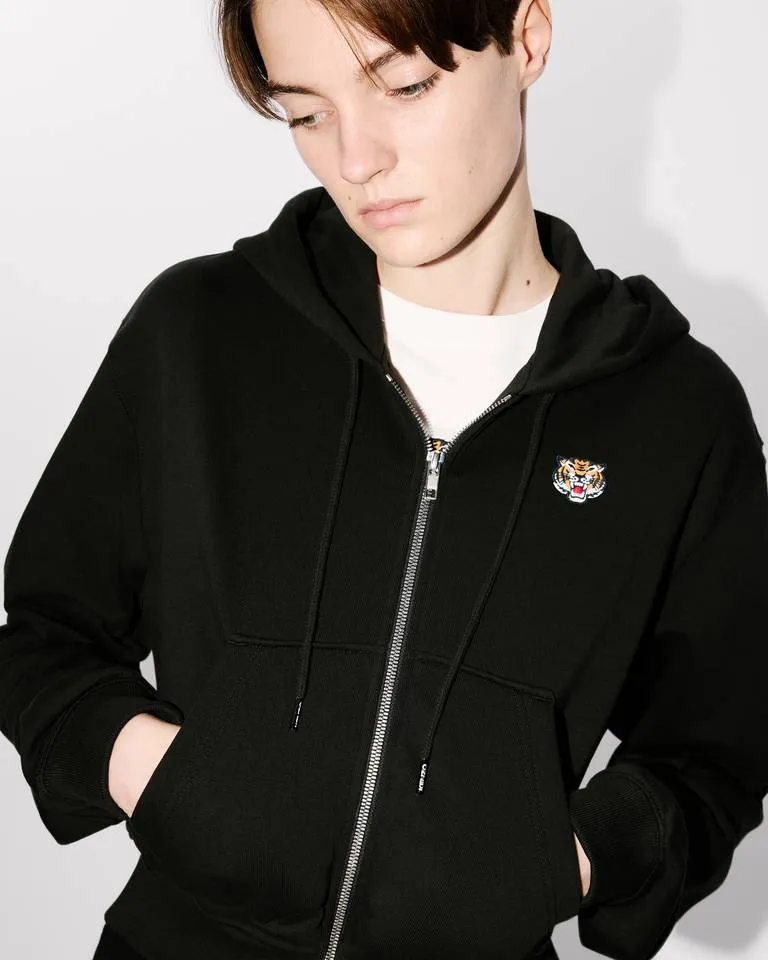 Tiger Patch Zip-Up Jacket