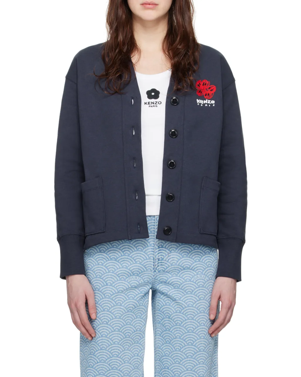 Embroidered Cardigan