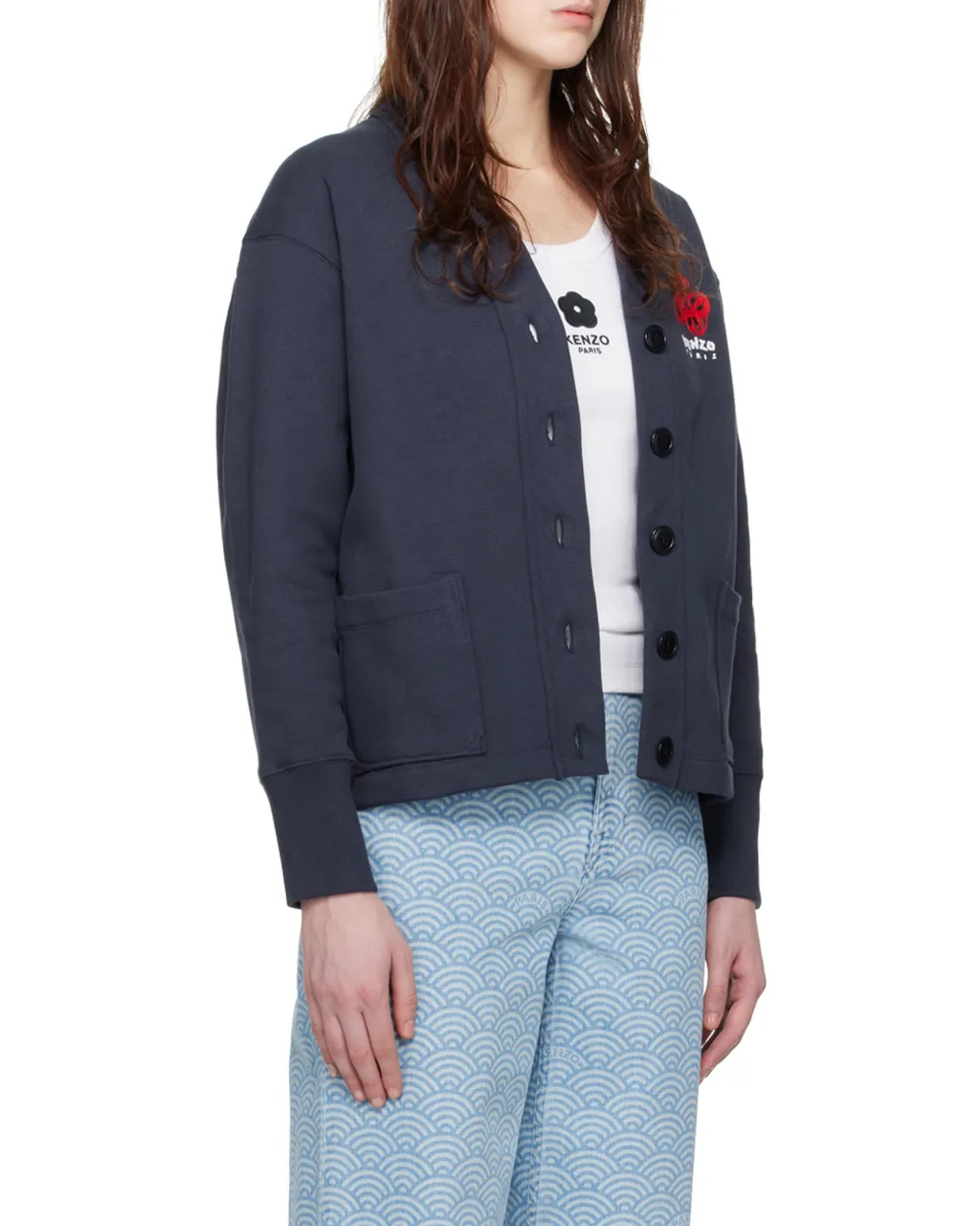 Embroidered Cardigan