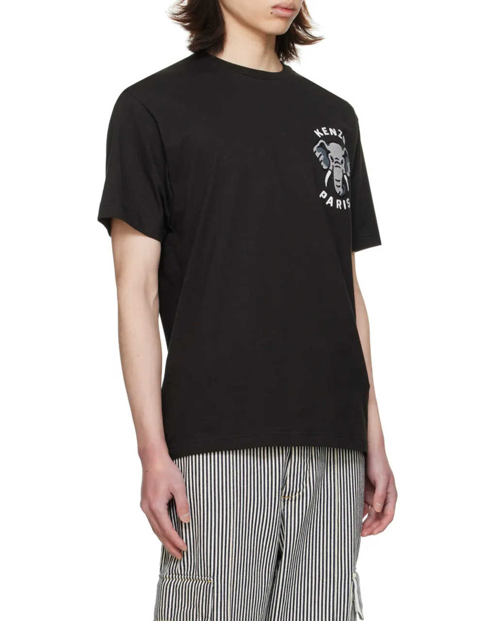 Elephant Printed Crewneck T-Shirt