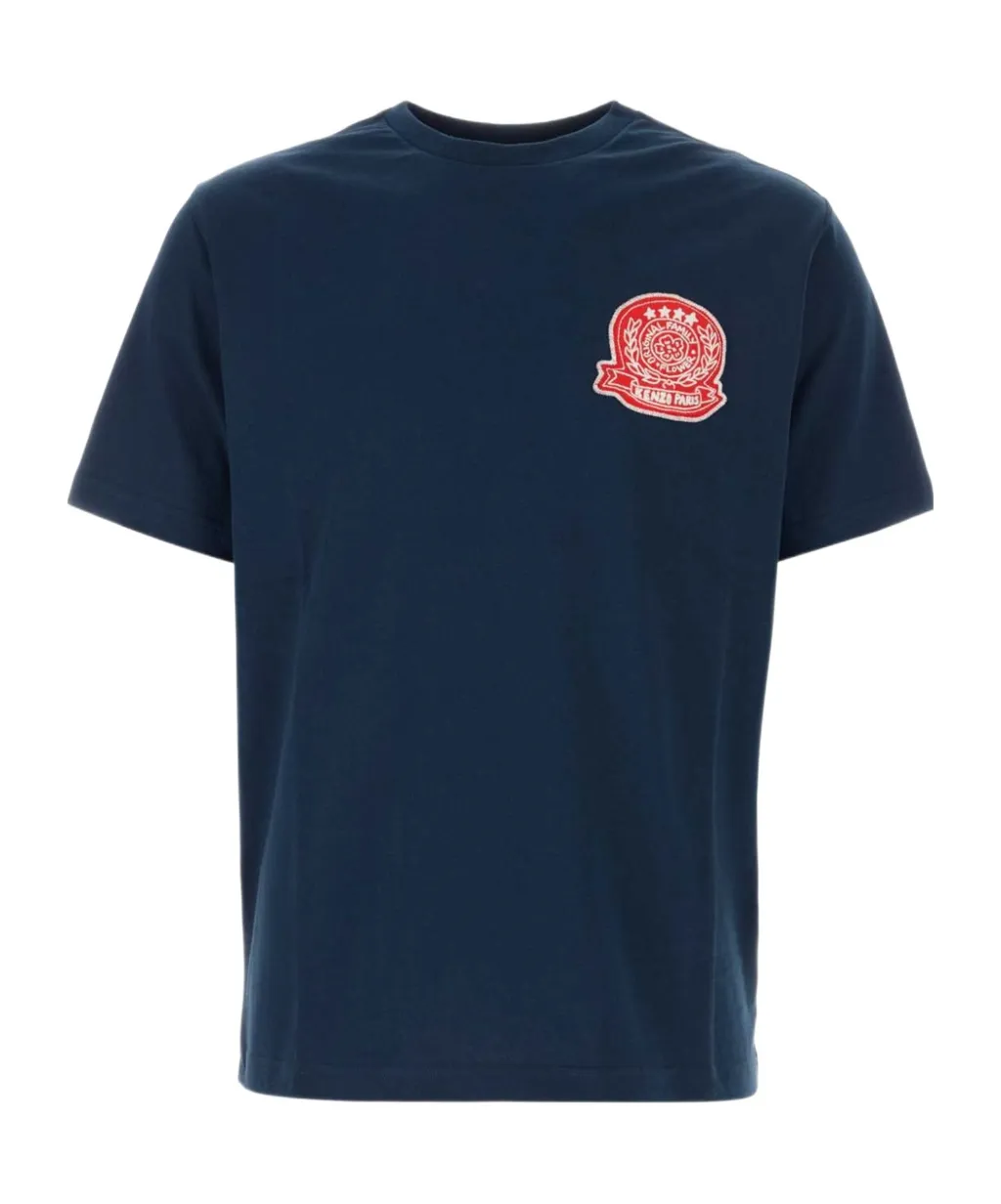 Logo Embroidered Crewneck T-Shirt