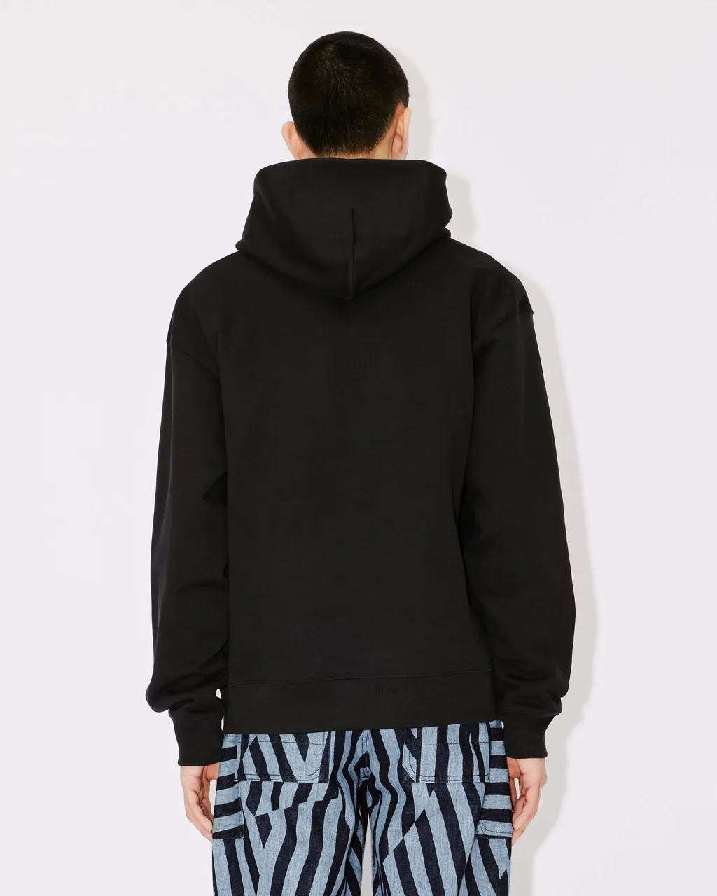 Target Logo-Embroidered Drop Shoulder Hoodie