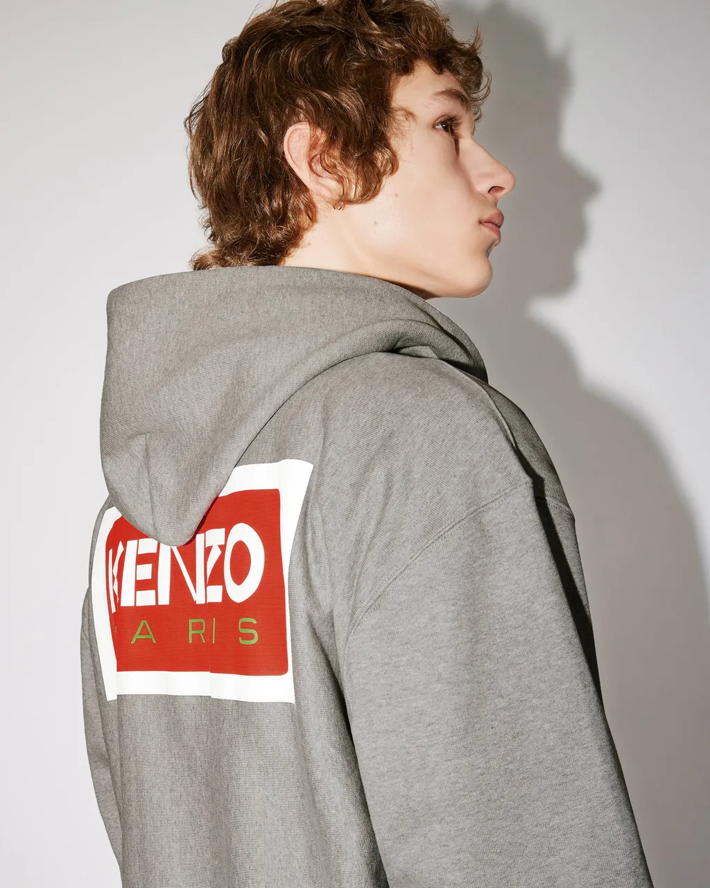Logo Embroidered Zip-Up Hoodie