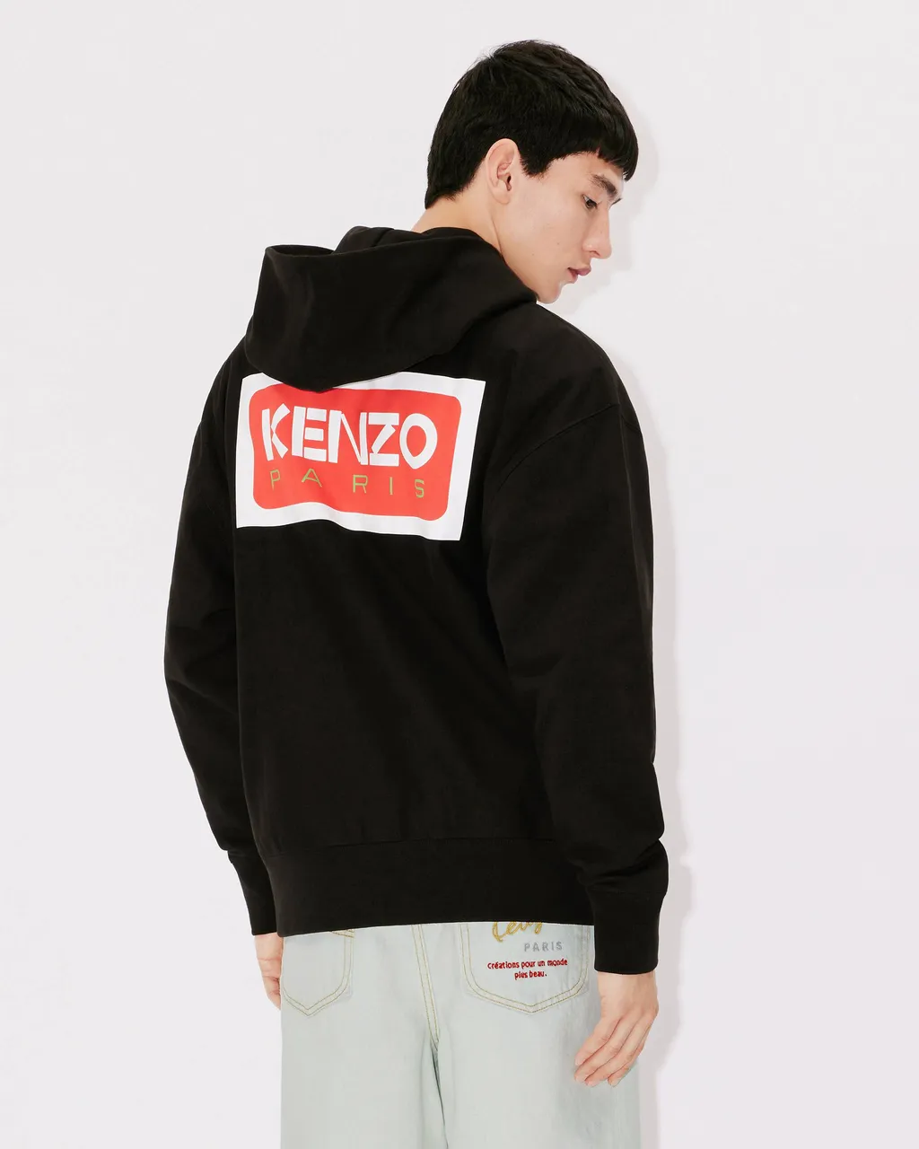 Logo Embroidered Zip-Up Jacket