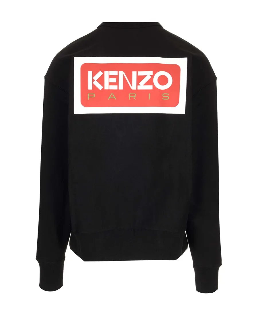 Logo-Patch Crewneck Sweatshirt