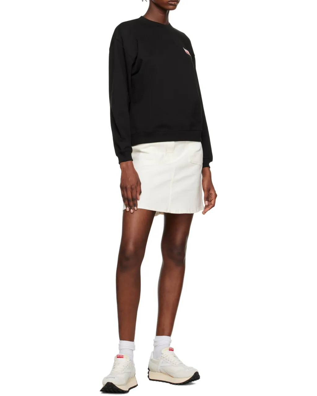 Round Collar Long Sleeve Sweater