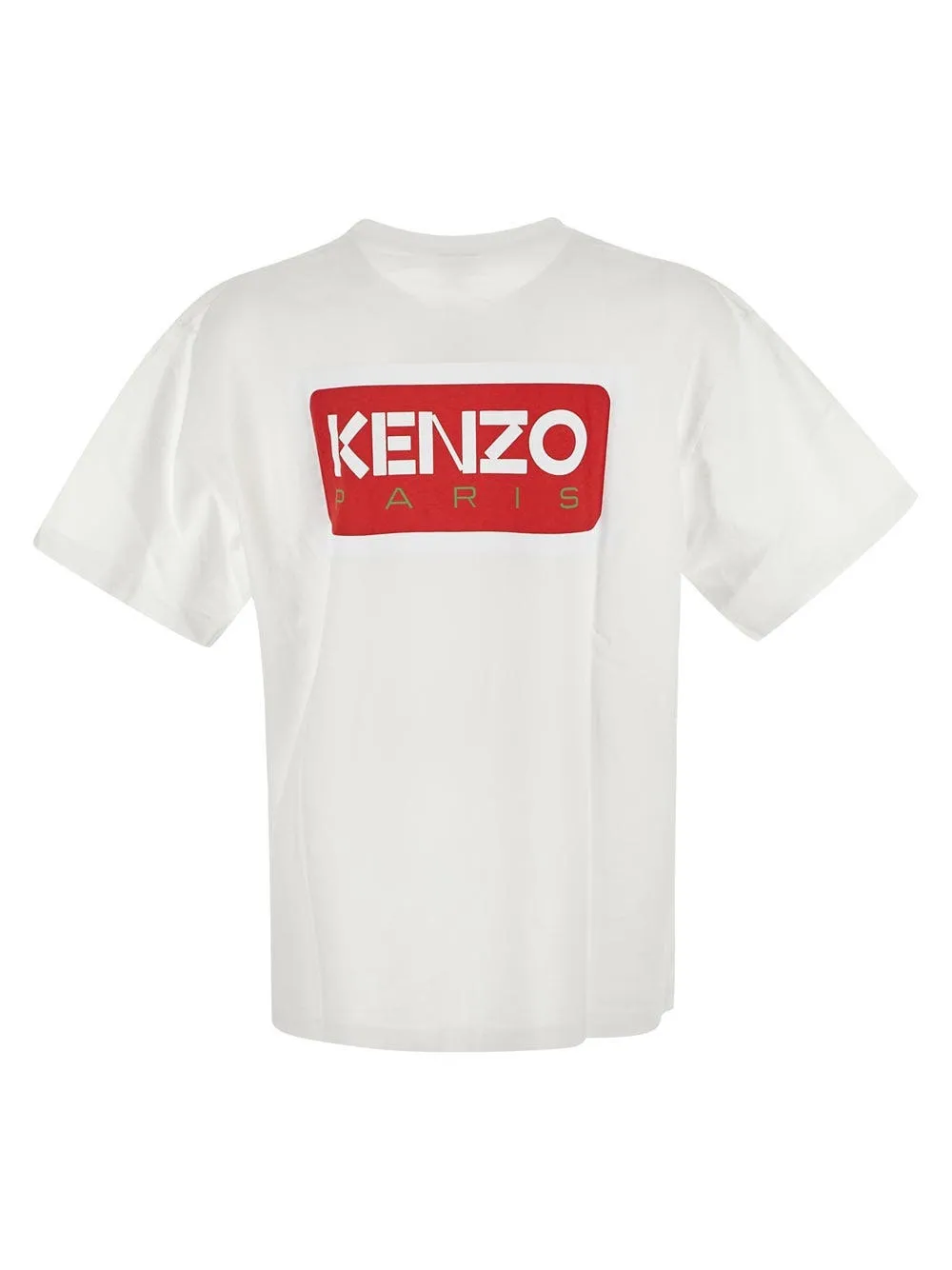 Oversized Logo Printed Crewneck T-Shirt