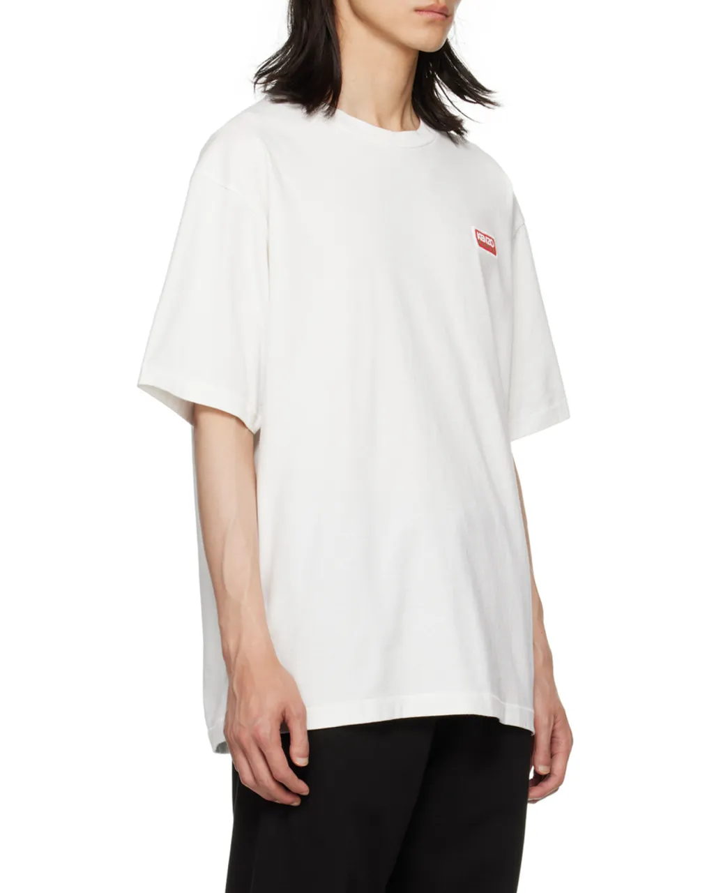 Oversized Logo Printed Crewneck T-Shirt