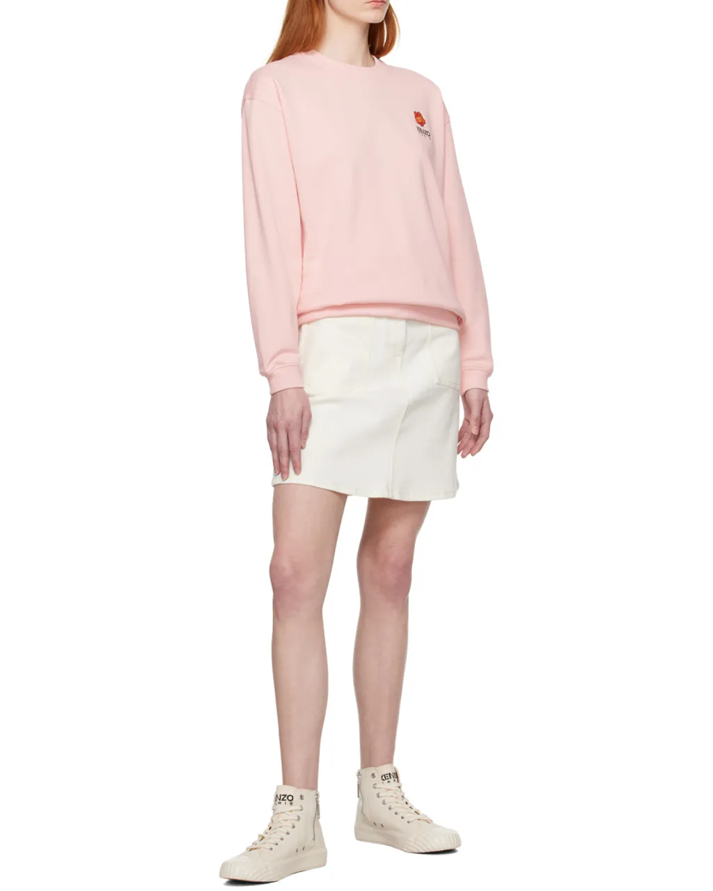 Logo Embroidered Crewneck Sweatshirt