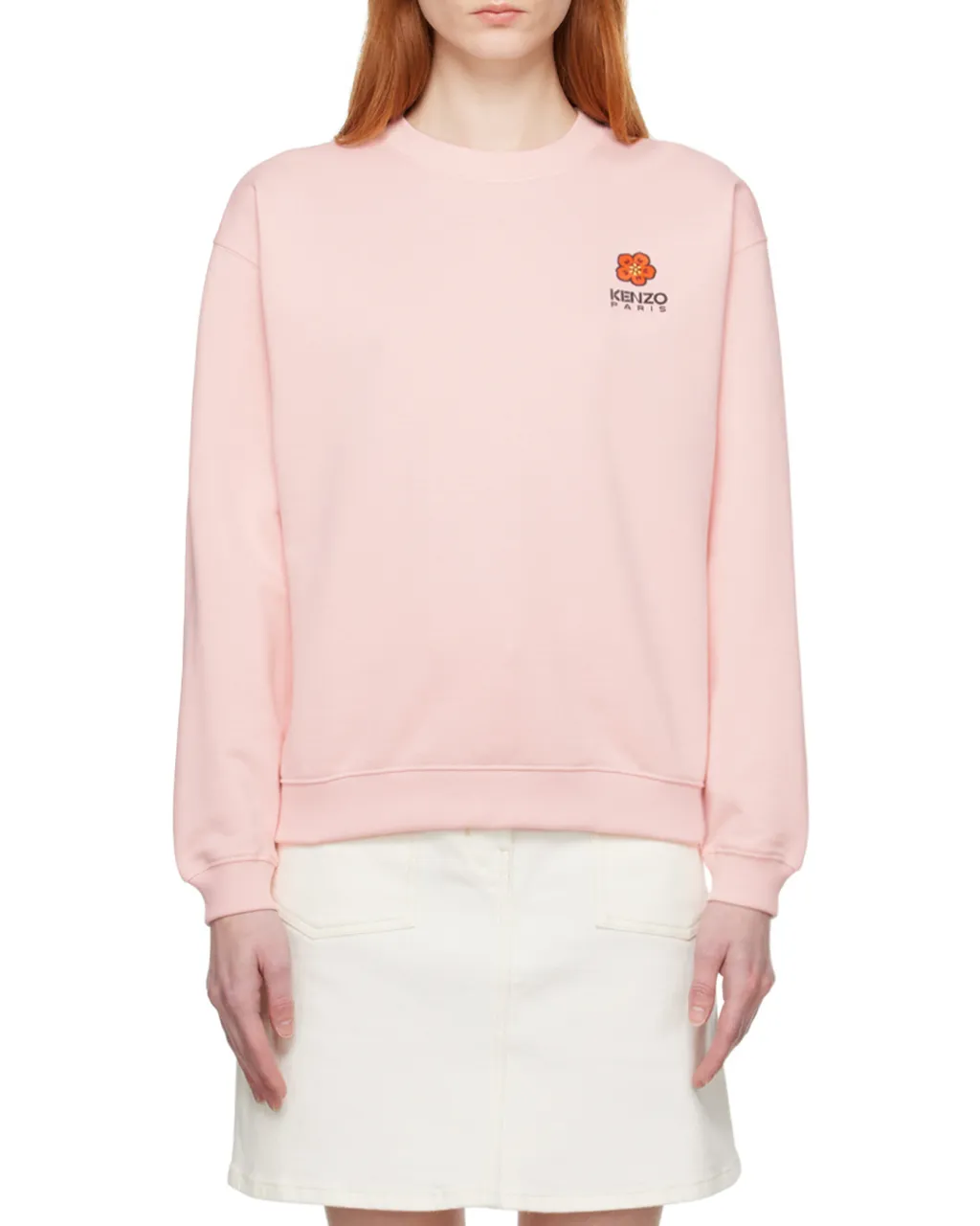 Logo Embroidered Crewneck Sweatshirt
