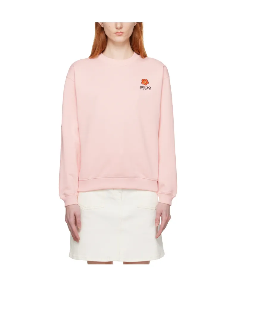 Logo Embroidered Crewneck Sweatshirt