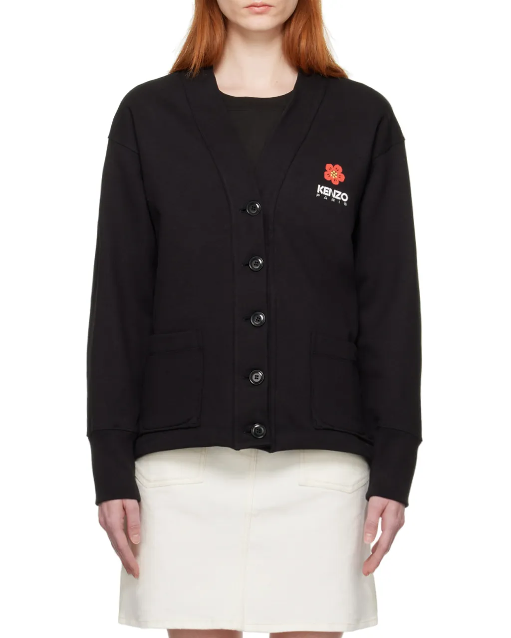 Boke Flower Buttoned Cardigan