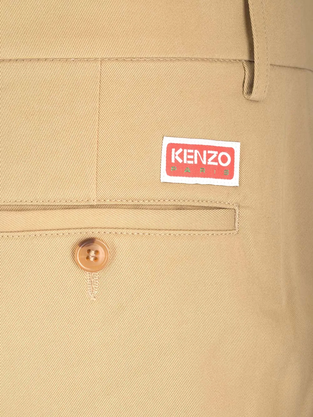 Logo Patch Straight-Leg Trousers