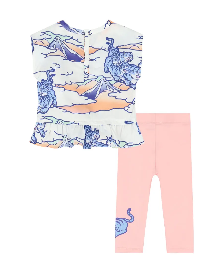 Two-Piece Sleeveless Top And Trousers