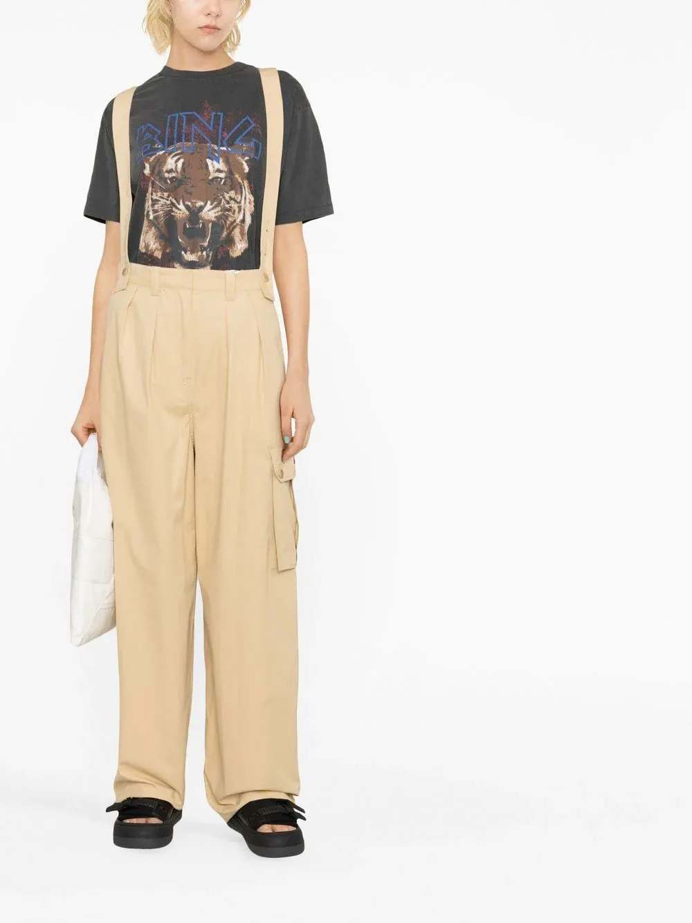 Strap Overalls And Casual Pants
