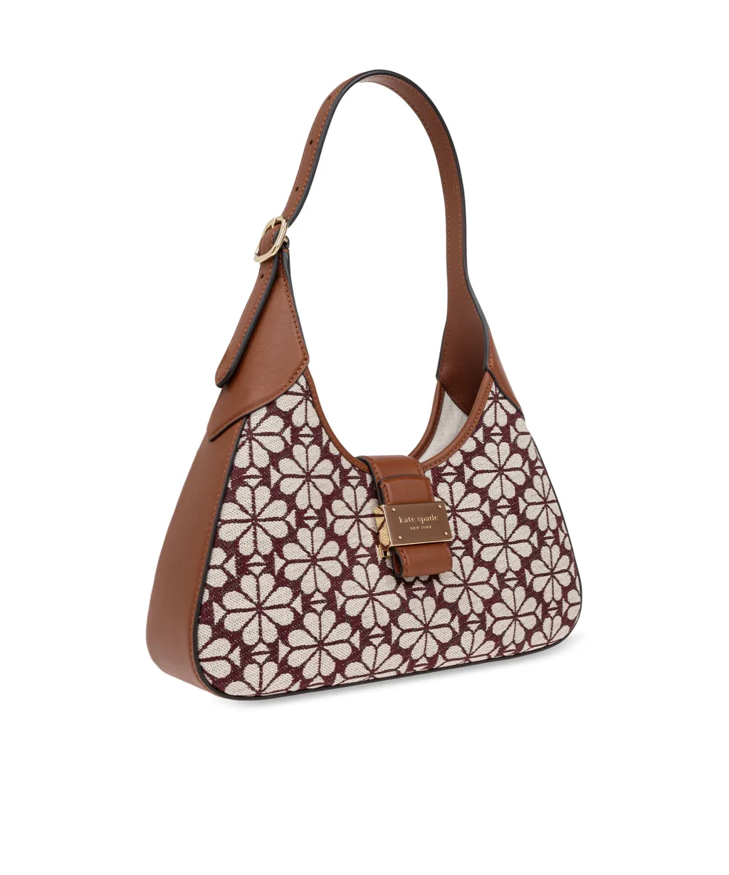 Nouveau Floral-Jacquard Shoulder Bag