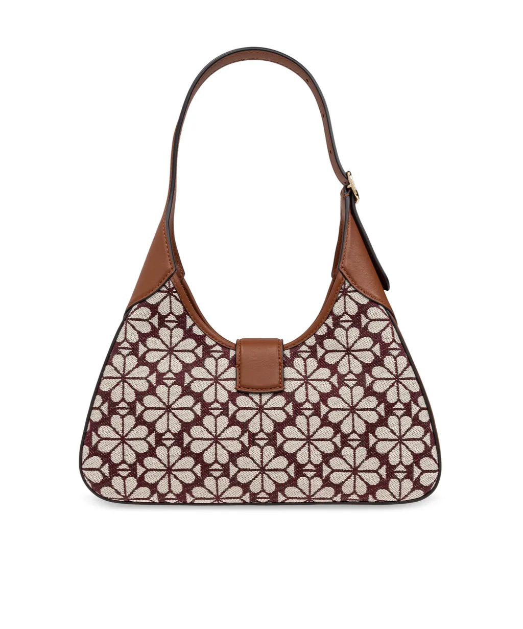 Nouveau Floral-Jacquard Shoulder Bag
