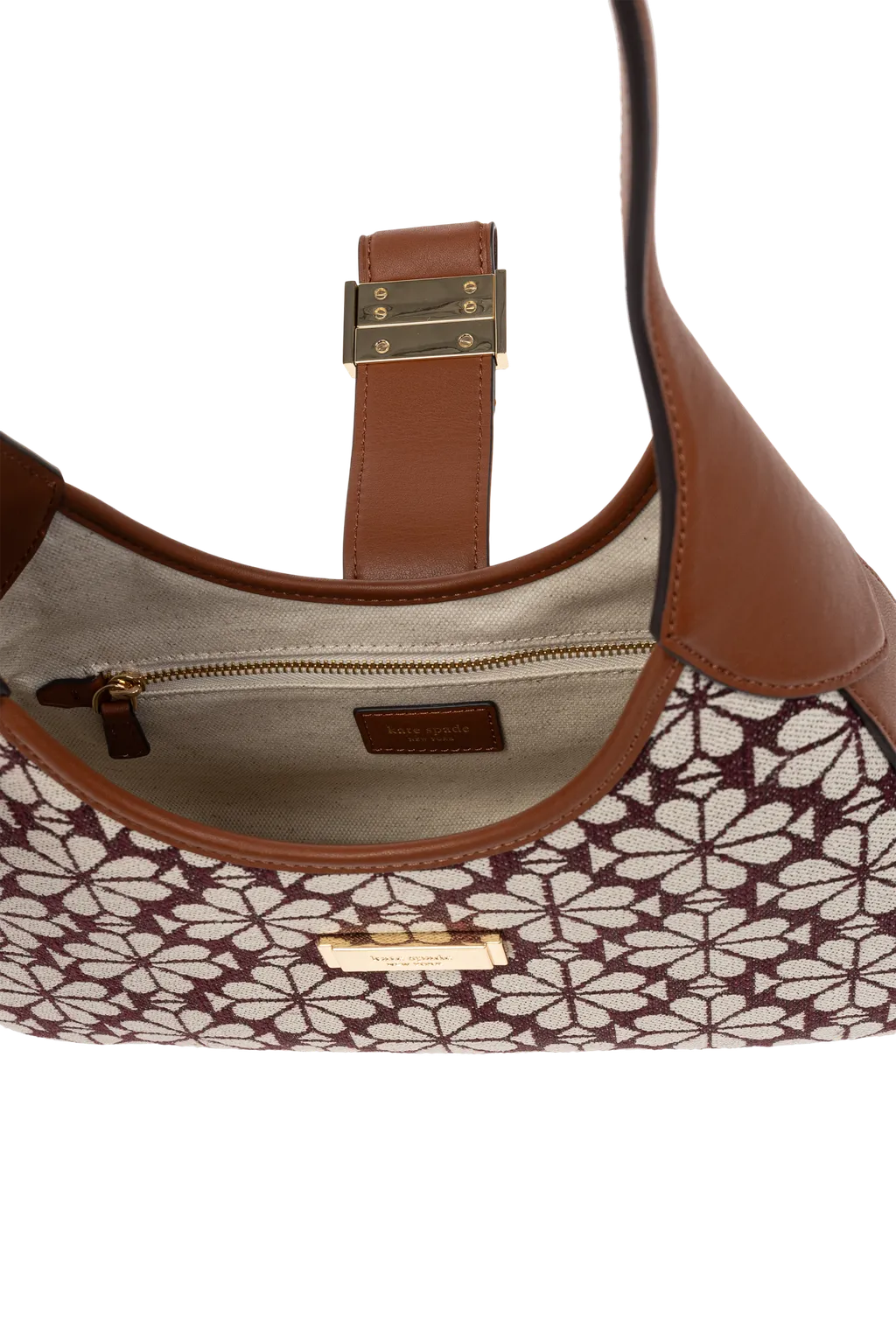 Nouveau Floral-Jacquard Shoulder Bag
