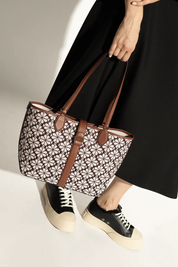 Medium Floral-Jacquard Tote Bag