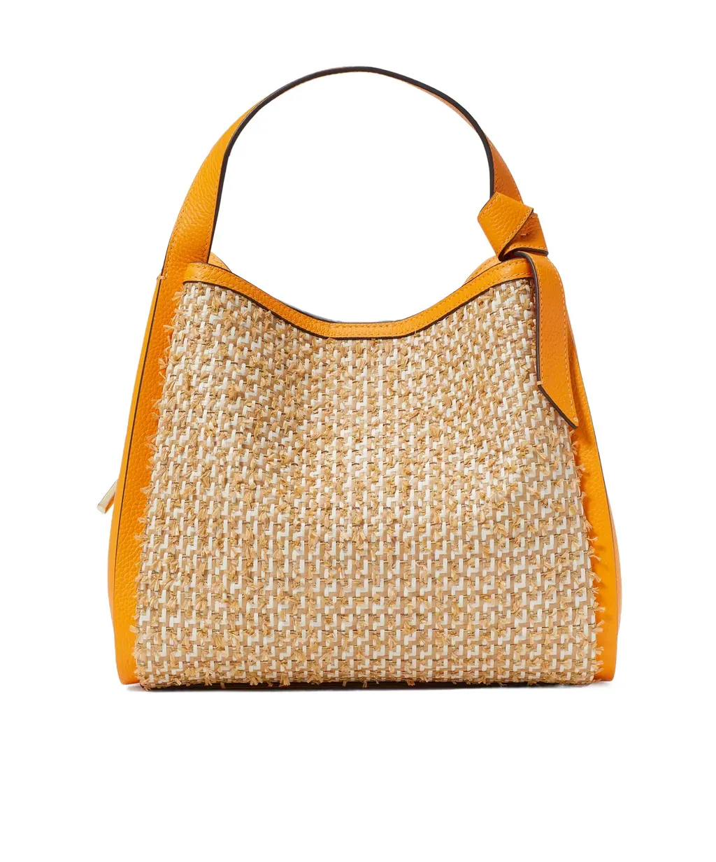 Medium Knott Tweed Leather Bag