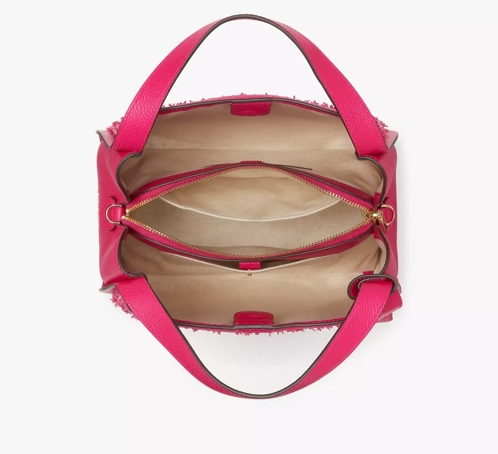 Medium Knott Tweed Leather Bag