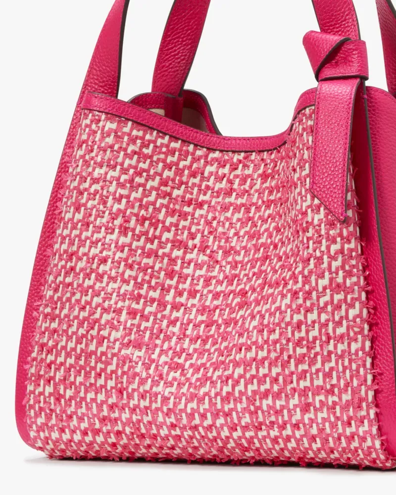 Medium Knott Tweed Leather Bag