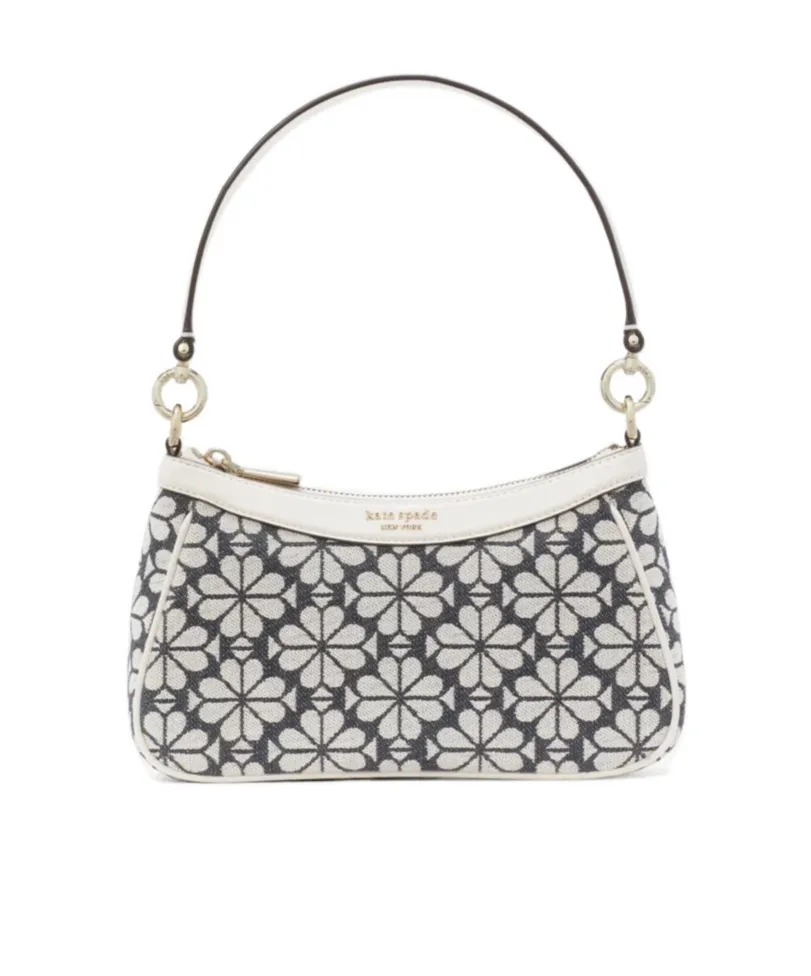 Floral Jacquard Crossbody Bag